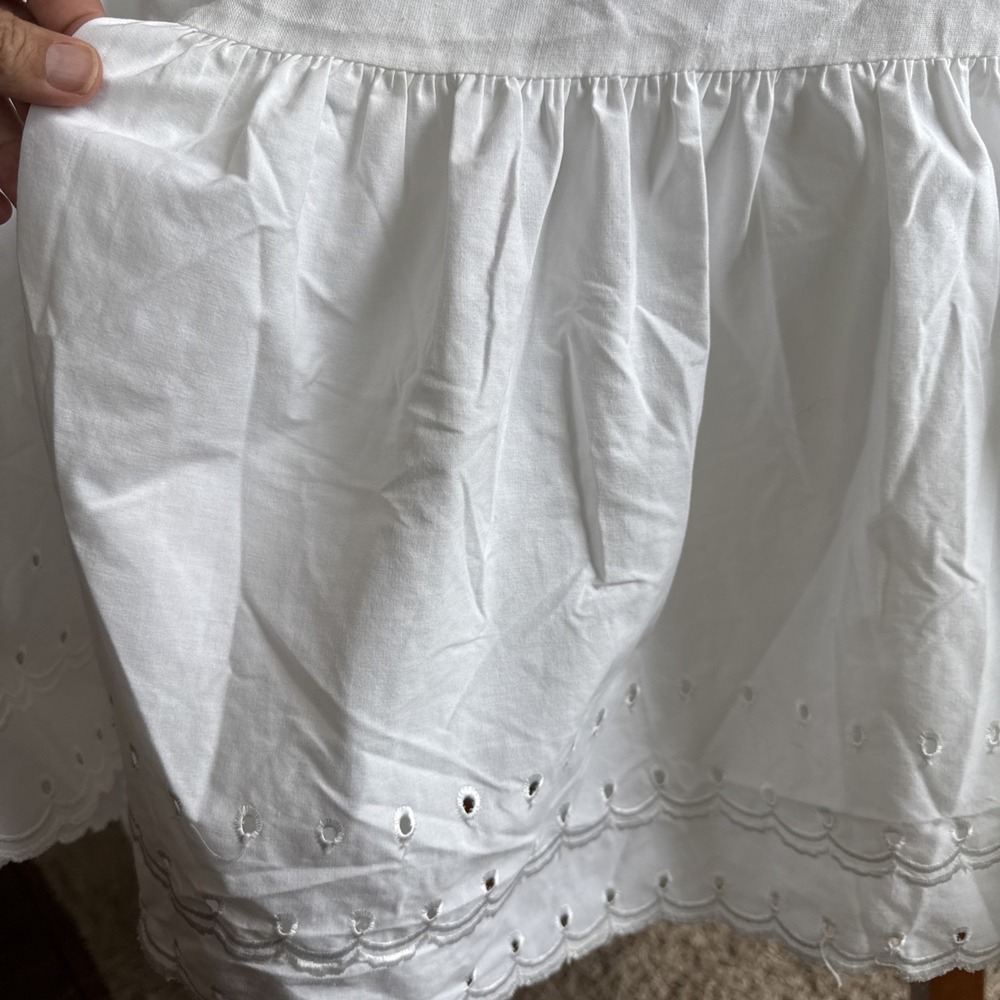 Westpoint Stevens King Size BedSkirt Dust Ruffle White 13" Drop 50 Cotton 50 Pol